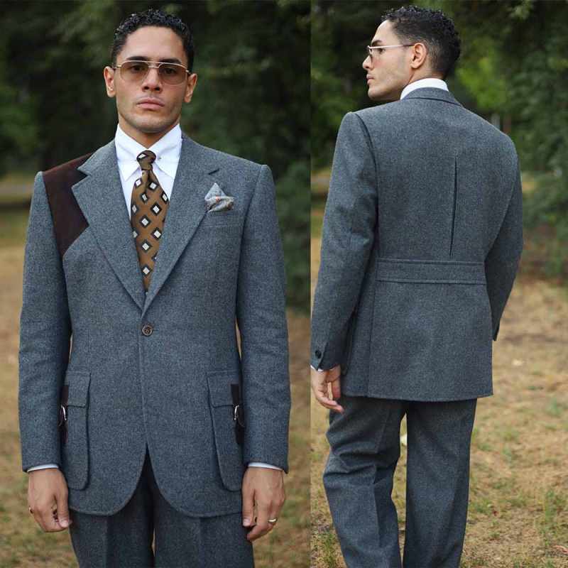 Elegant Formal Men'S Wear - Elegancki męski garnitur dwuczęściowy: marynarka i