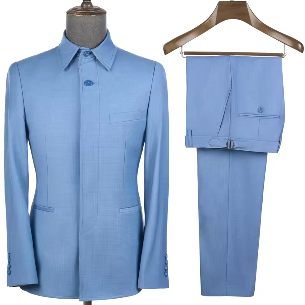 Men Formal Wear Pants - Szyte na miarę garnitury safari dla