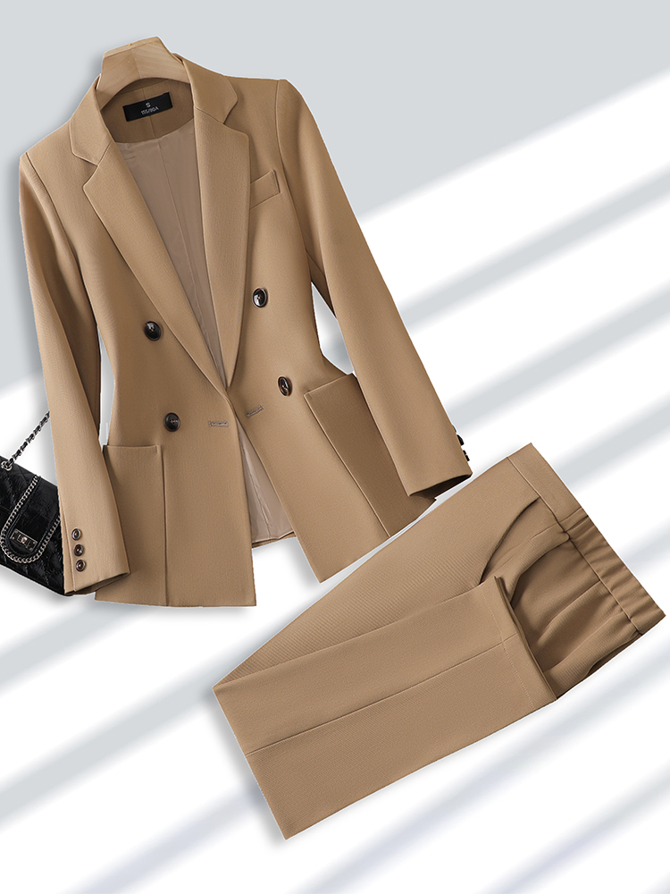 Men Formal Wear Pants - Modny damski garnitur ze spodniami formalny