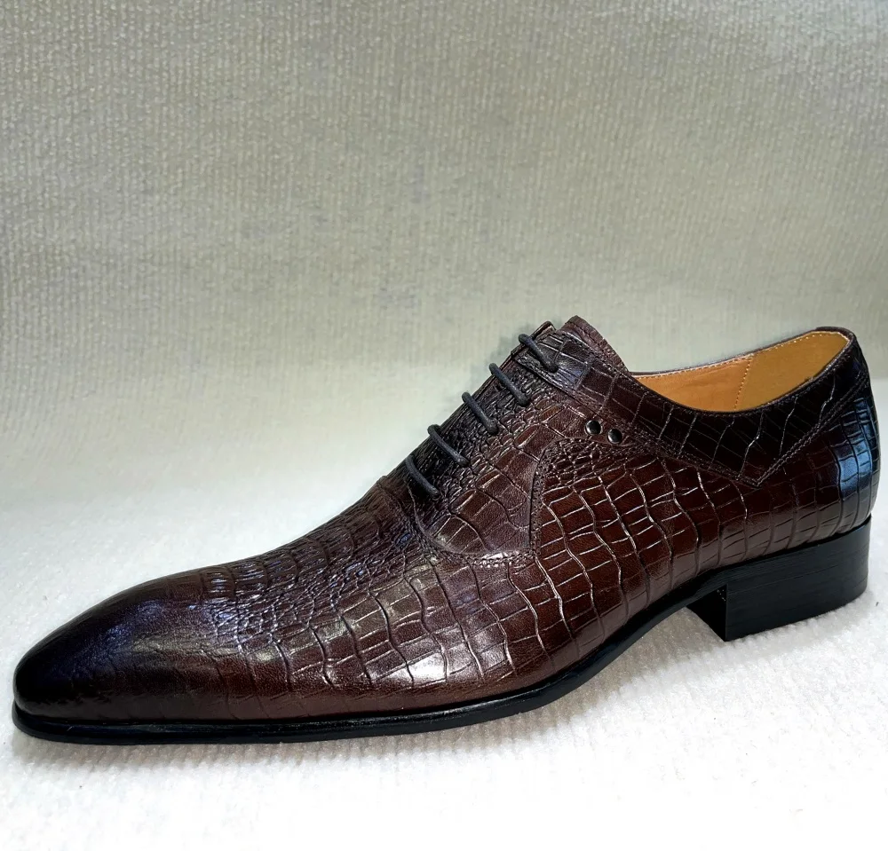 Włoskie luksusowe męskie buty  – Men Formal Wear Wedding recenzja i cena
