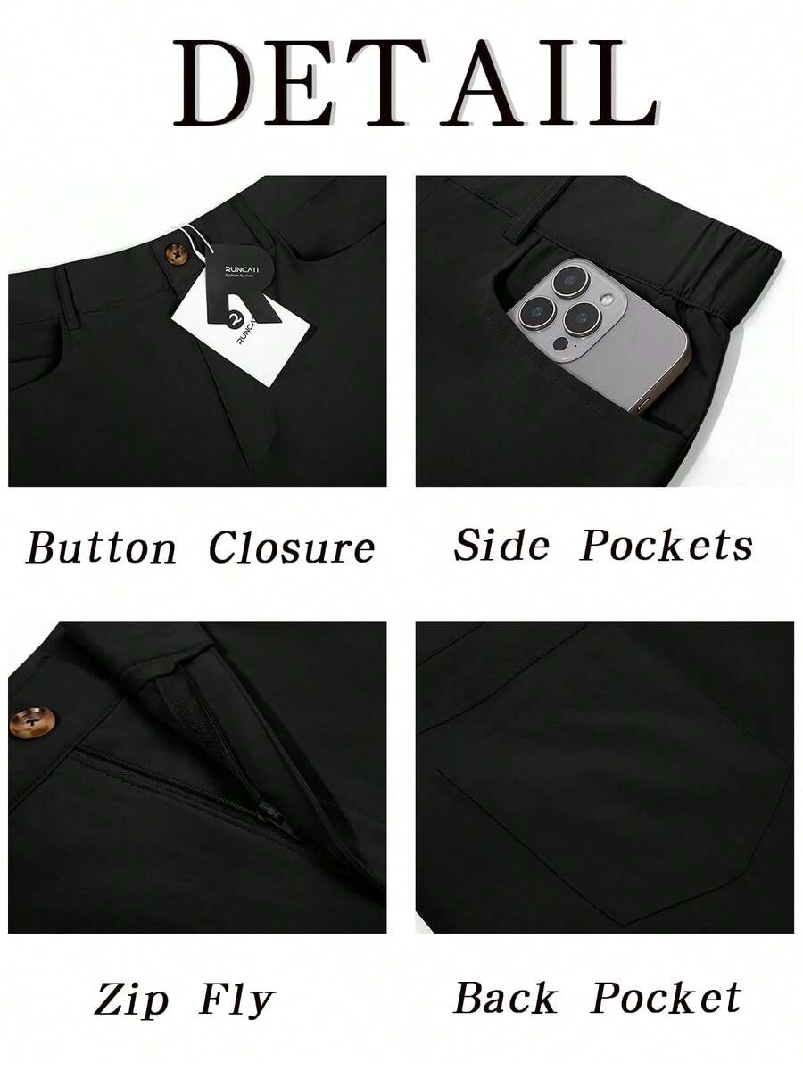 Spodnie golfowe męskie Runcati – Dress Pant Flat Front recenzja i cena