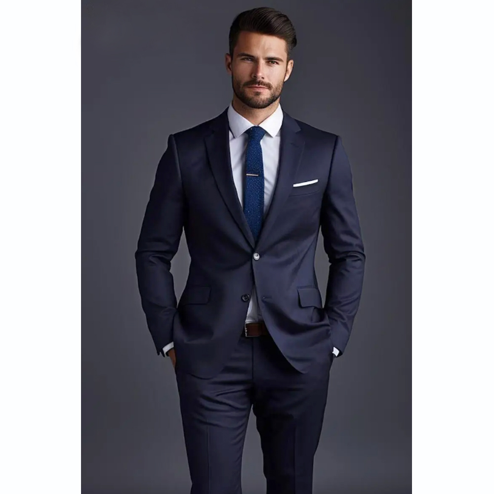 Męski Garnitur Dwuczęściowy El – Men Formal Wear Wedding recenzja i cena