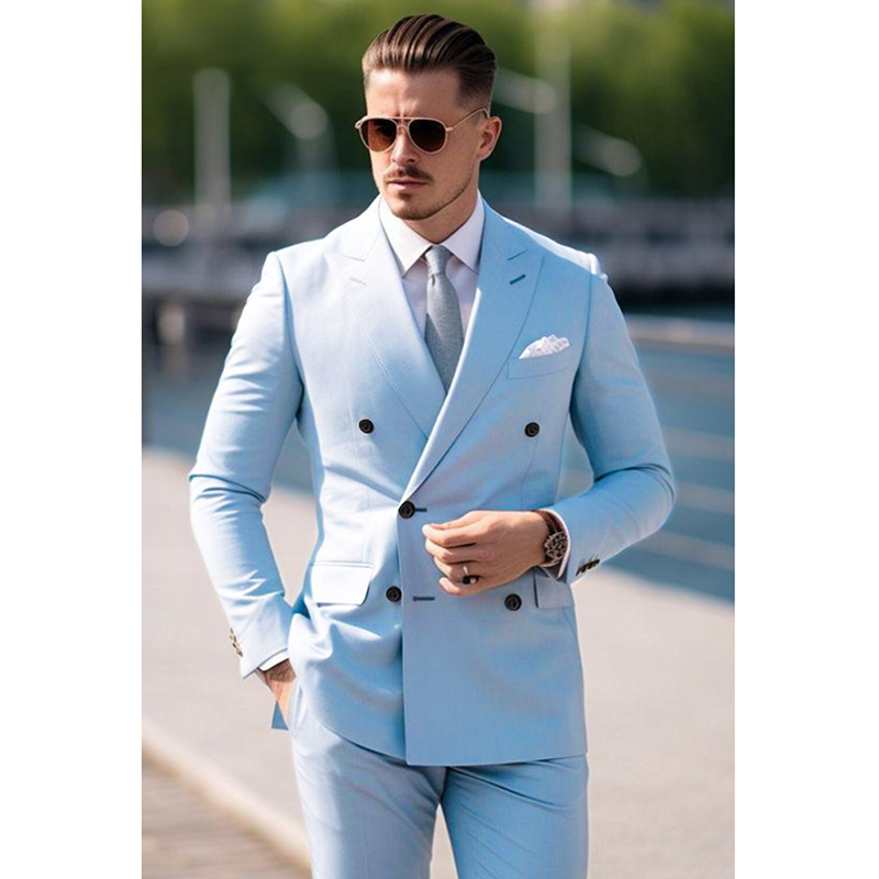 Męski Garnitur Dwuczęściowy El – Men Formal Wear Wedding recenzja i cena