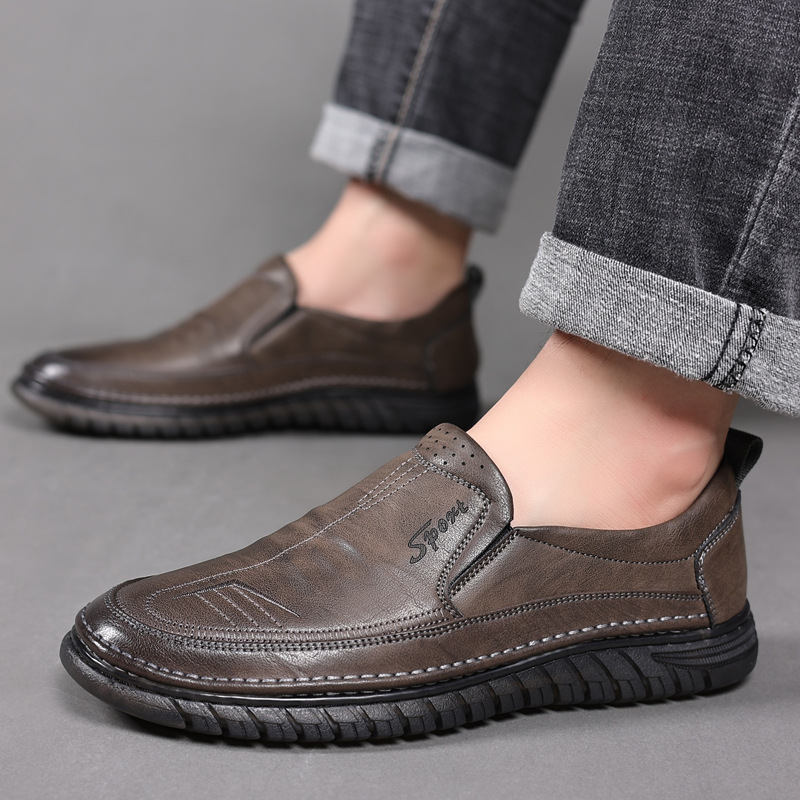 Skórzane buty Męskie buty na c – Formal Upper Wear Men recenzja i cena