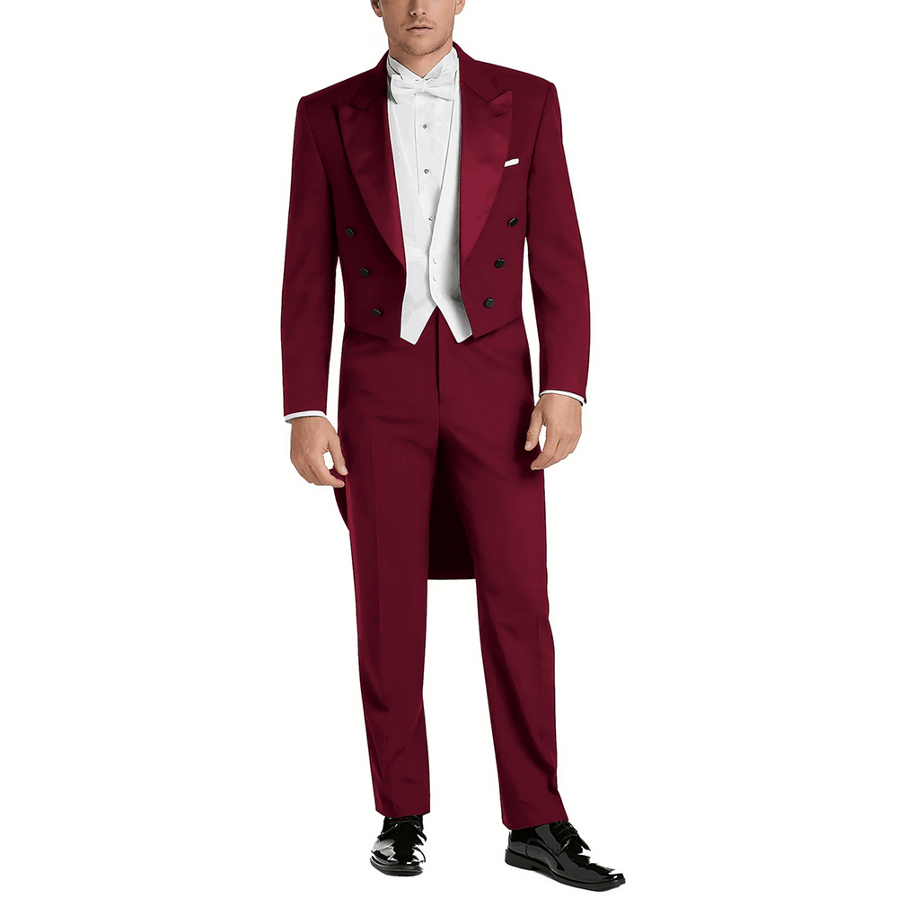 Męski garnitur satynowy z klap – Elegant Formal Men'S Wear recenzja i cena