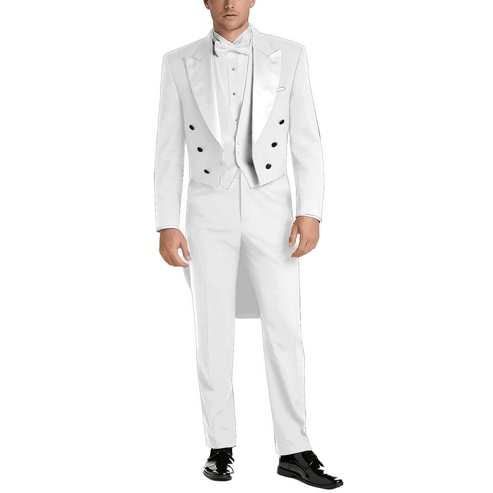 Męski garnitur satynowy z klap – Elegant Formal Men'S Wear recenzja i cena