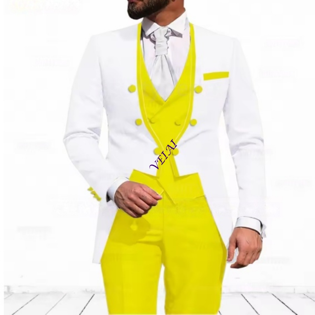 Szyty na miarę, błękitny 3-czę – Elegant Formal Men'S Wear recenzja i cena