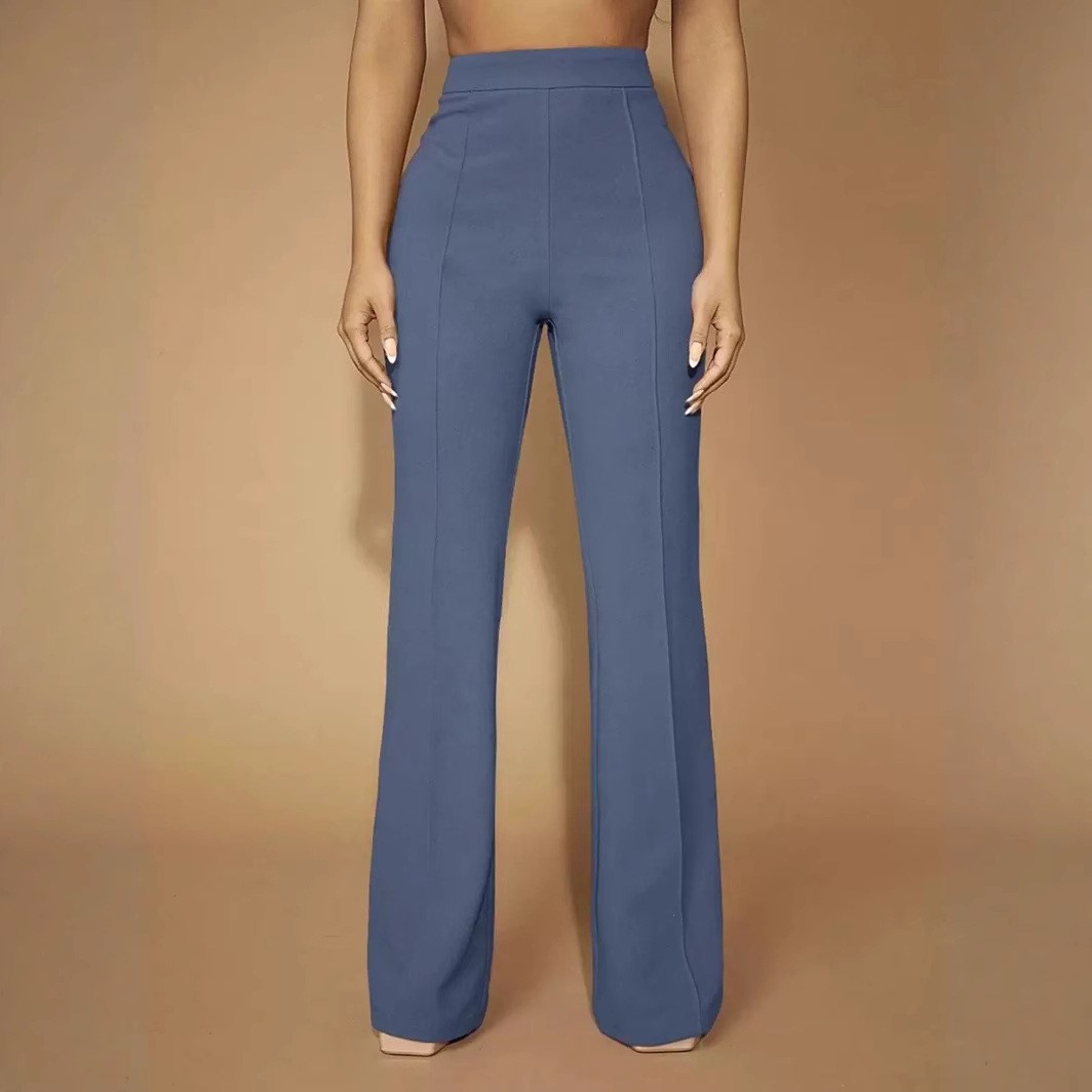 Letnie damskie spodnie z wysok – Dress Pant Flat Front recenzja i cena