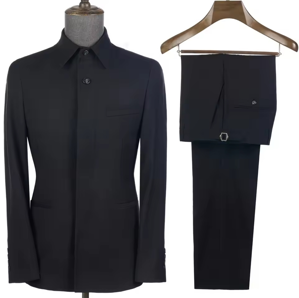 Szyte na miarę garnitury safar – Men Formal Wear Pants recenzja i cena