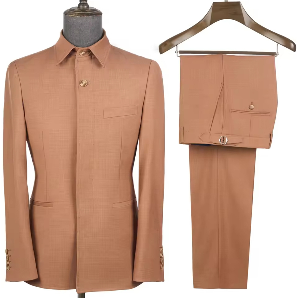 Szyte na miarę garnitury safar – Men Formal Wear Pants recenzja i cena
