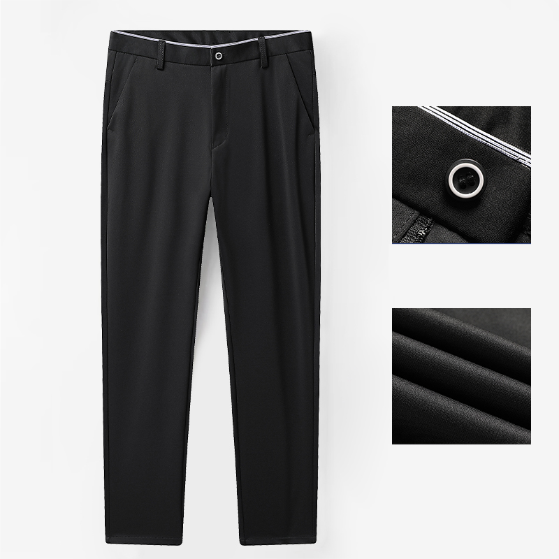 Męskie elastyczne spodnie golf – Dress Pant Flat Front recenzja i cena