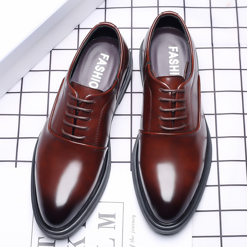 Męskie Eleganckie Oksfordy Wiz – Men Formal Wear Wedding recenzja i cena