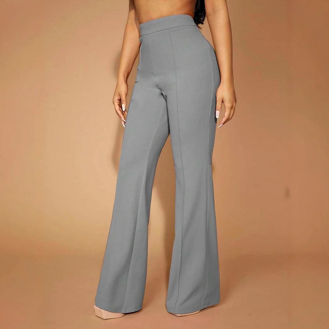 Letnie damskie spodnie z wysok – Dress Pant Flat Front recenzja i cena