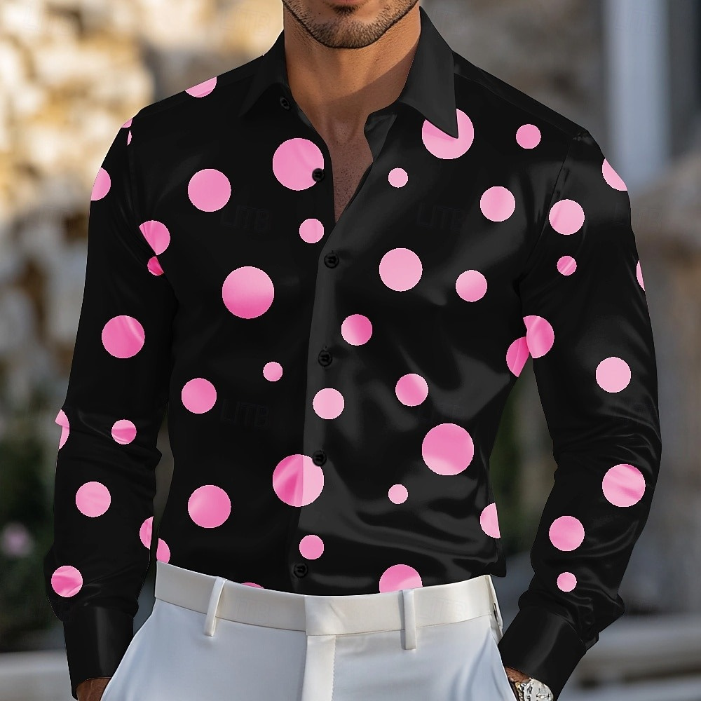 Męska koszula w geometryczne k – Men'S Holiday Formal Wear recenzja i cena