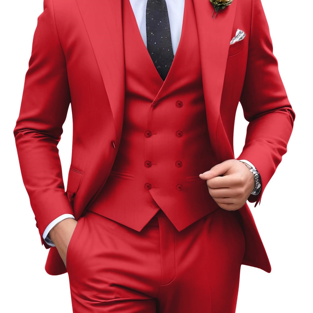 3-częściowe garnitury męskie w – Men Formal Wear Pants recenzja i cena