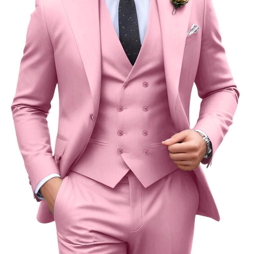 3-częściowe garnitury męskie w – Men Formal Wear Pants recenzja i cena