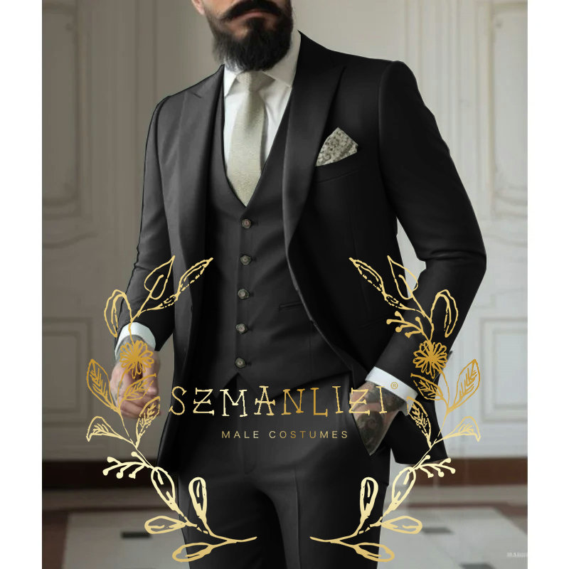Jasnozielony Garnitury Męskie  – Men Formal Wear With Blazer recenzja i cena