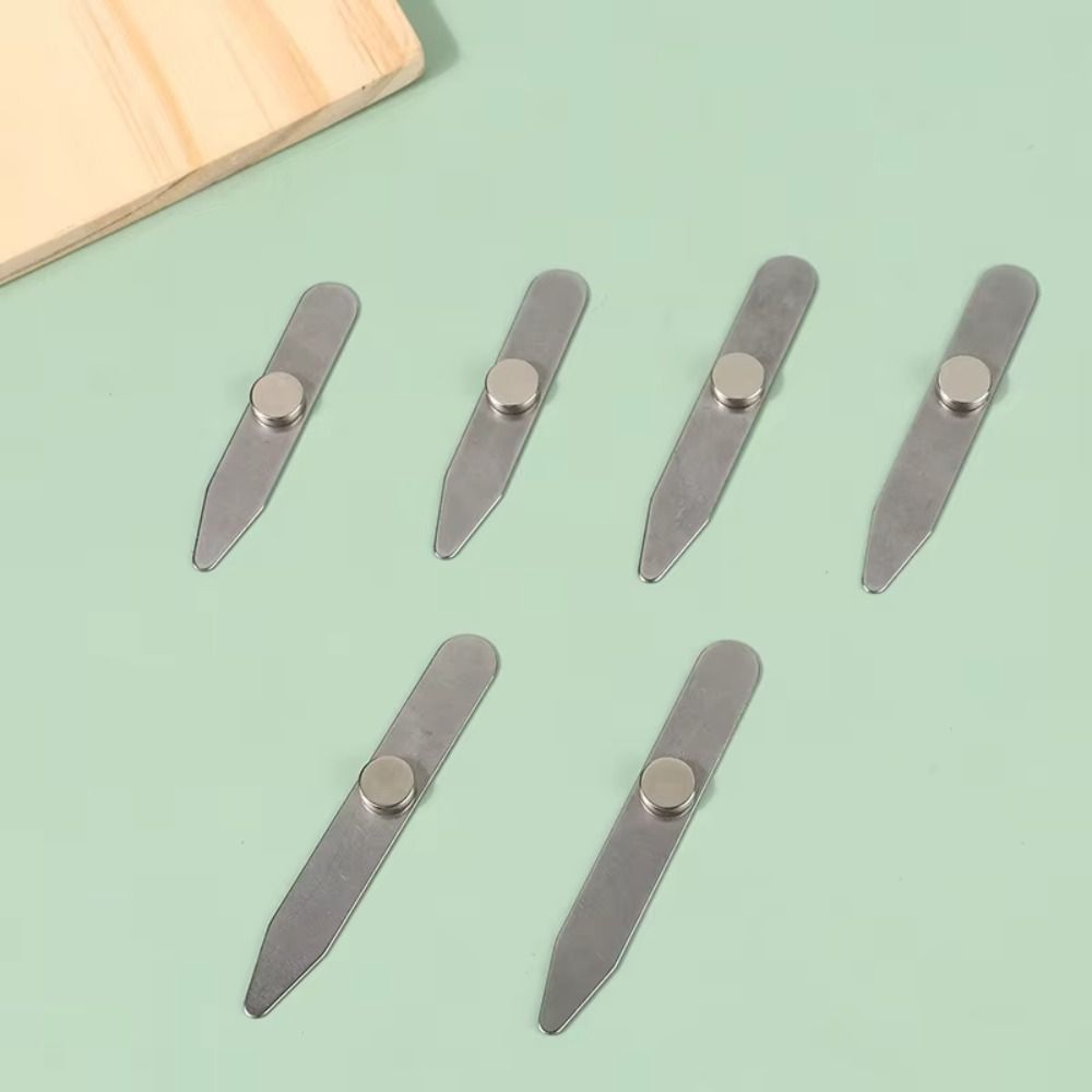 6 szt. Nowe magnetyczne wkładk – Collar Stay Metal recenzja i cena