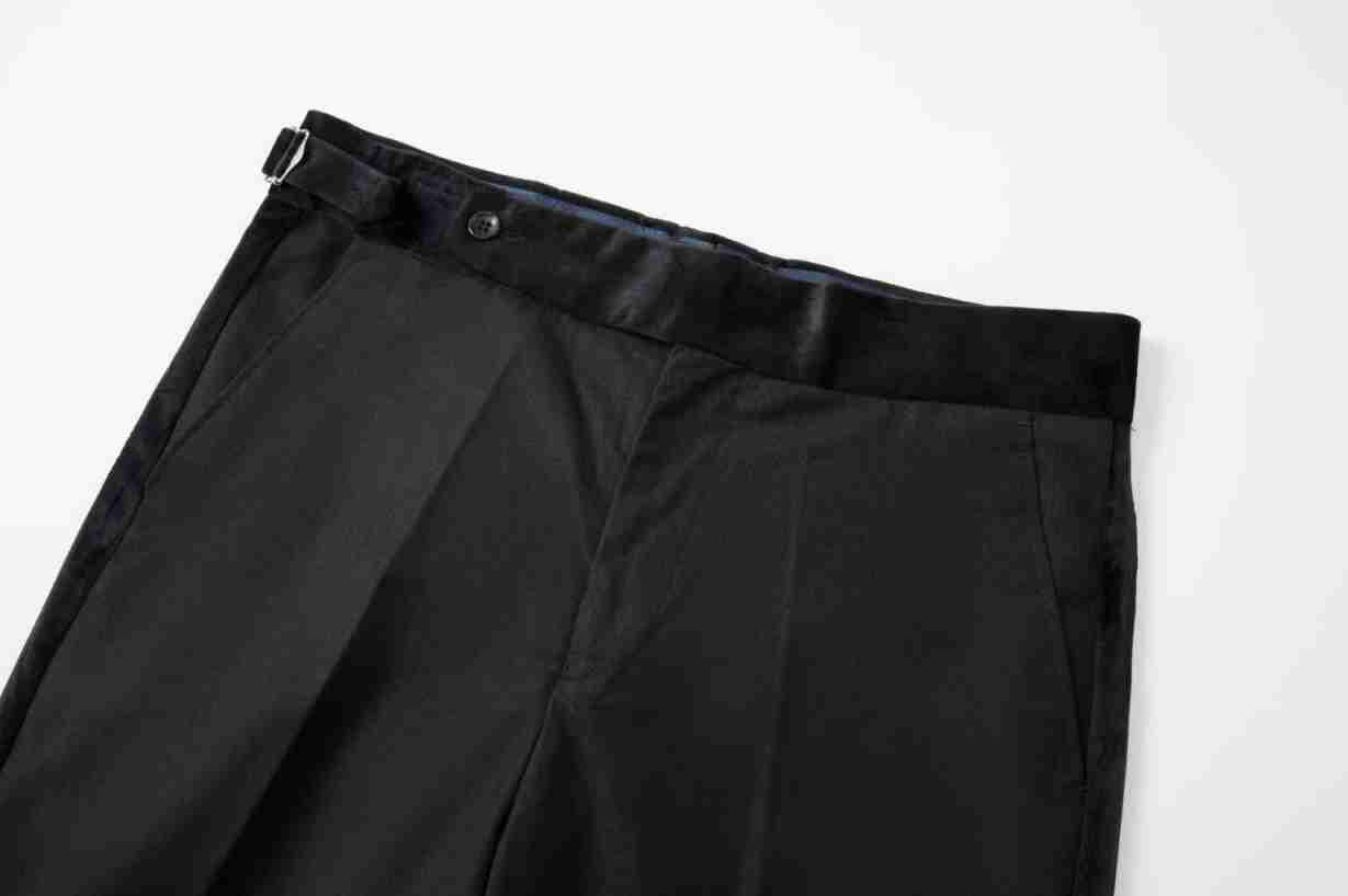 Męskie czarne klasyczne spodni – Dress Pant Flat Front recenzja i cena