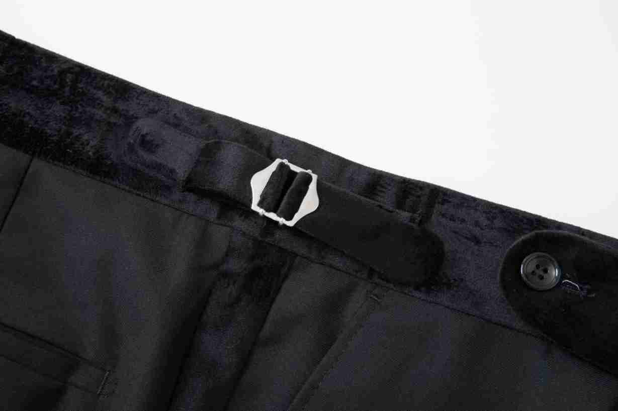 Męskie czarne klasyczne spodni – Dress Pant Flat Front recenzja i cena
