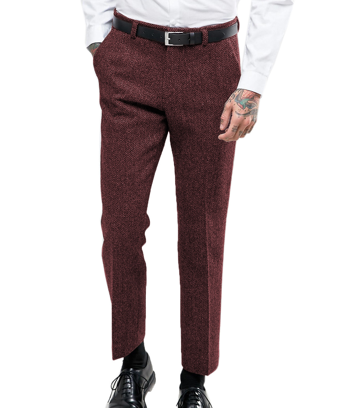 Męski garnitur formalny biznes – Dress Pant Flat Front recenzja i cena