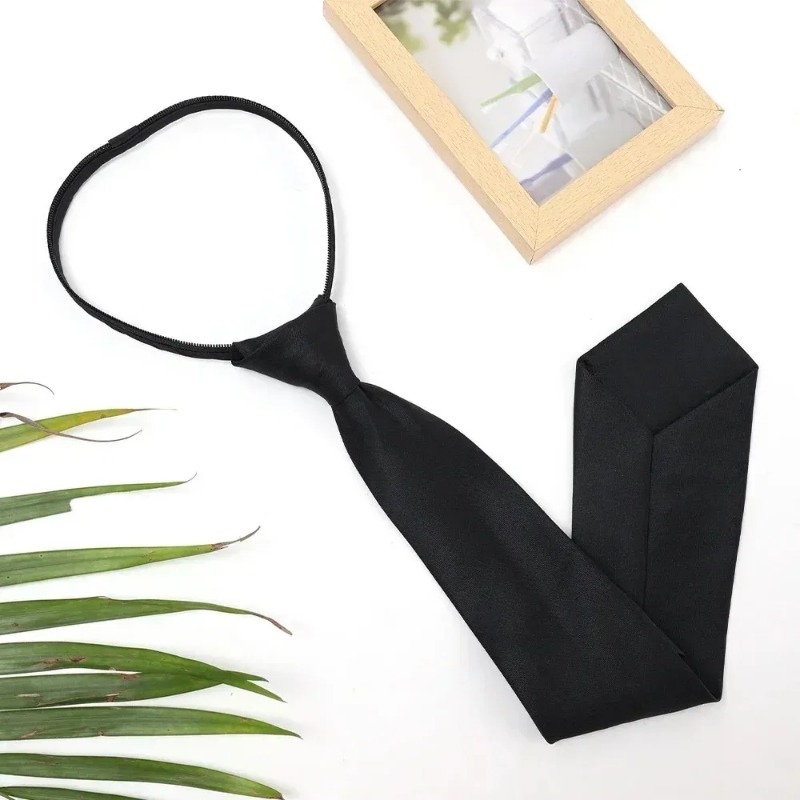 Matowa Czarna Krawatka na Klip – Men'S Formal Wear For Funeral recenzja i cena
