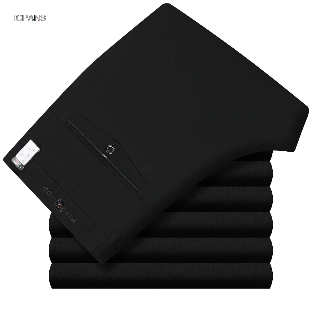Cienkie letnie spodnie garnitu – Dress Pant Flat Front recenzja i cena